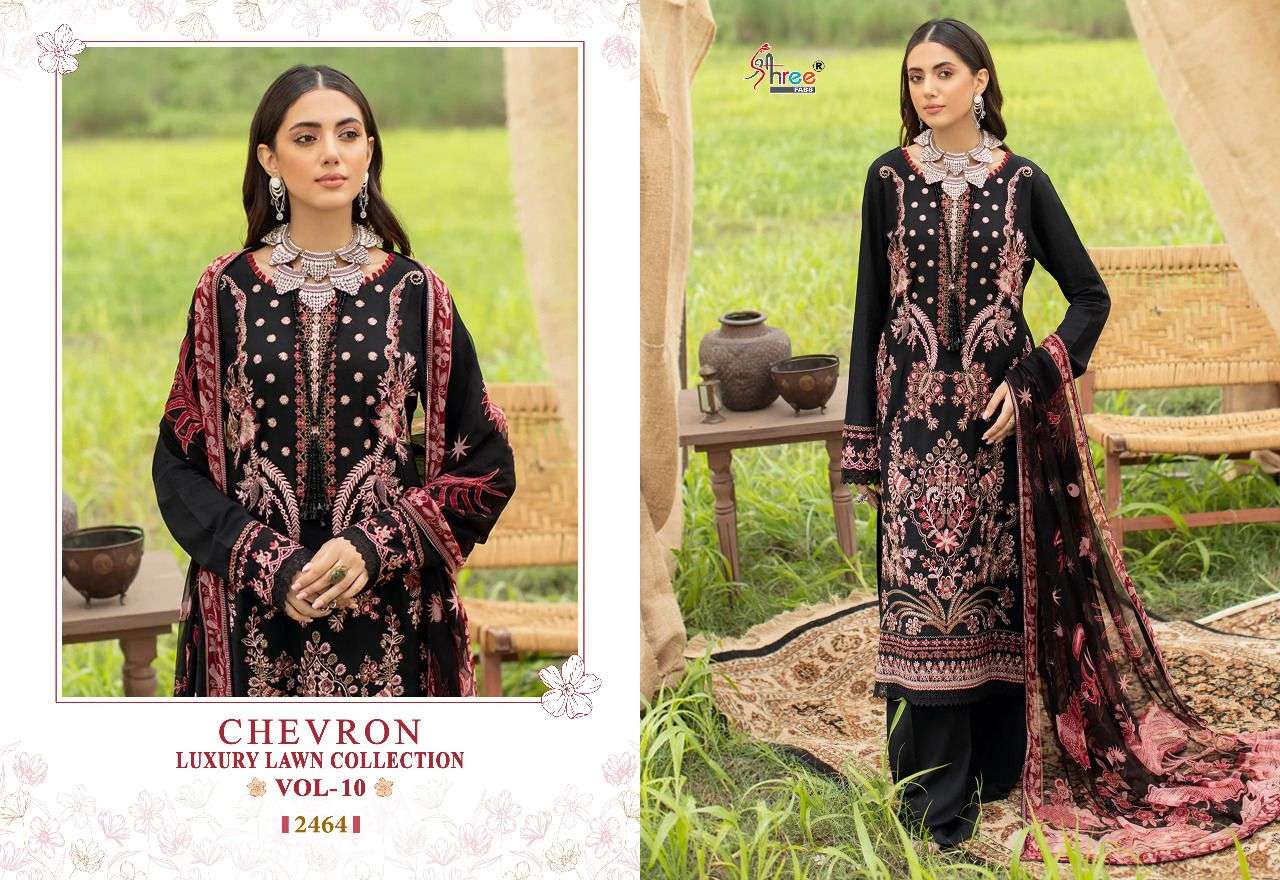 SHREE FABS CHEVRON LUXURY LAWN COLLECTION VOL 10