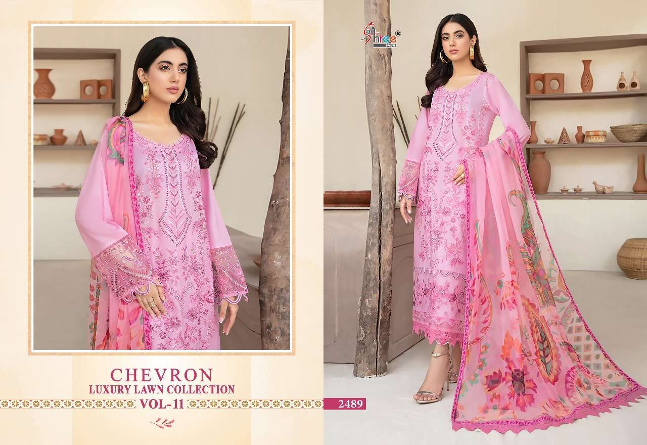 SHREE FABS CHEVRON LUXURY LAWN COLLECTION VOL 11 