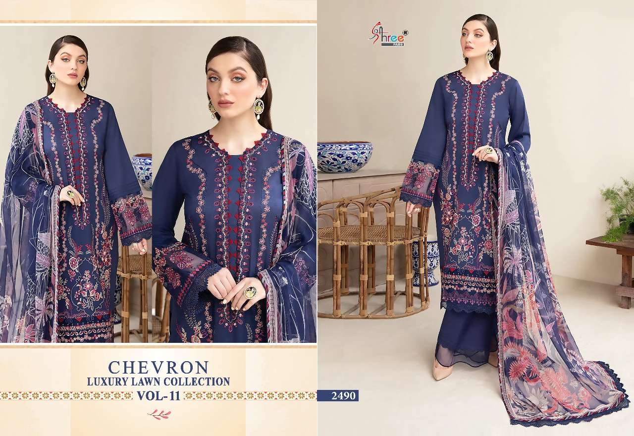 SHREE FABS CHEVRON LUXURY LAWN COLLECTION VOL 11 