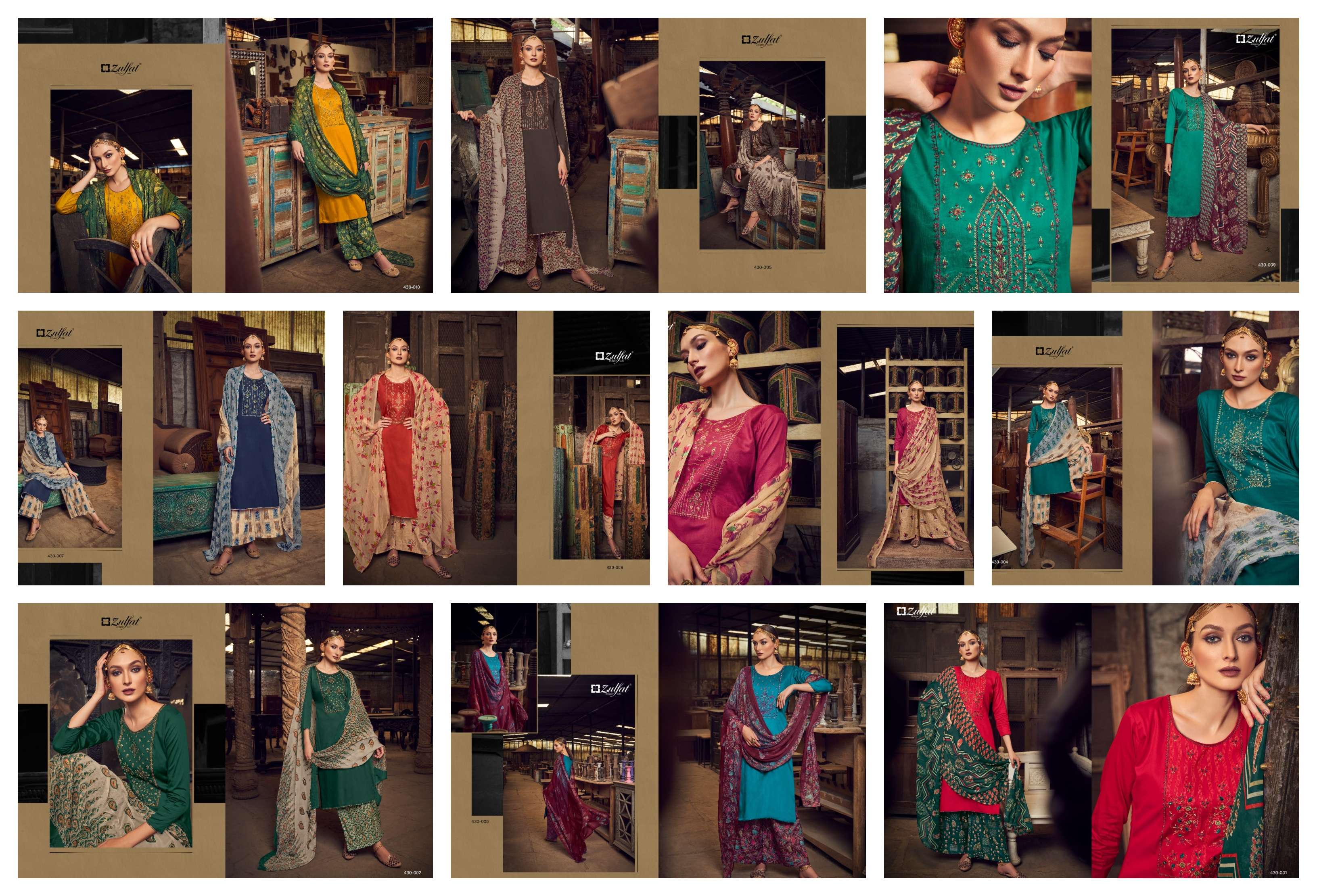 ZULFAT DESIGNER SUITS MANOHARI 