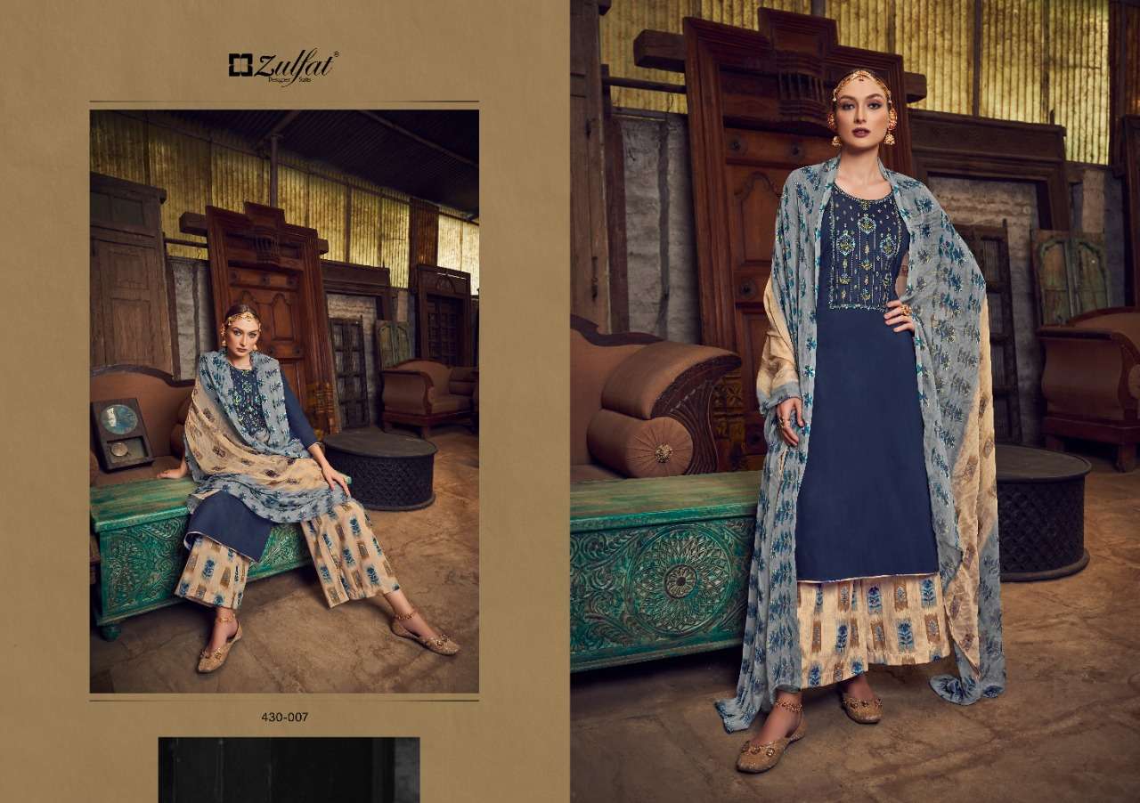ZULFAT DESIGNER SUITS MANOHARI 