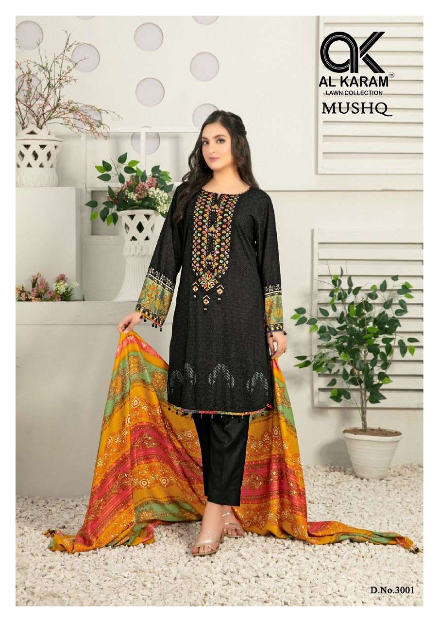 AL KARAM MUSHQ COTTON DUPATTA VOL 3