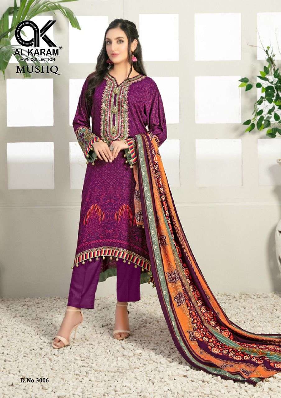 AL KARAM MUSHQ COTTON DUPATTA VOL 3