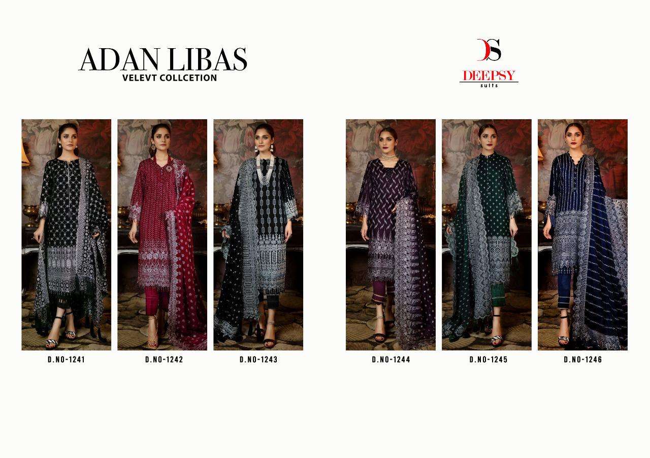 DEEPSY SUIT ADAN LIBAS VELVET COLLECTION 