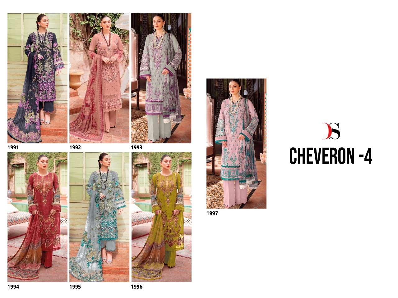 DEEPSY SUITS CHEVERON LAWN VOL 4 