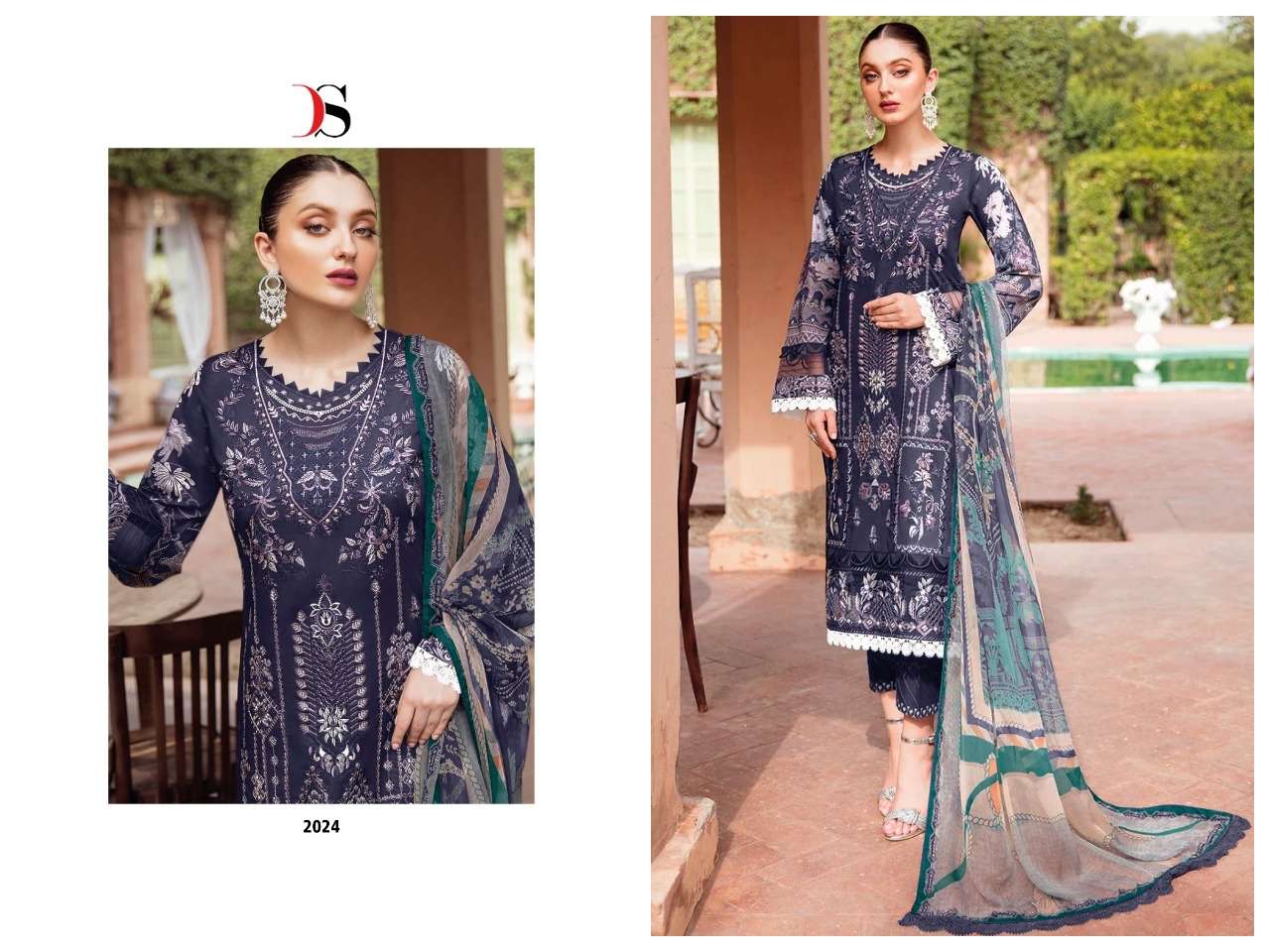 DEEPSY SUITS CHEVERON LAWN VOL 5