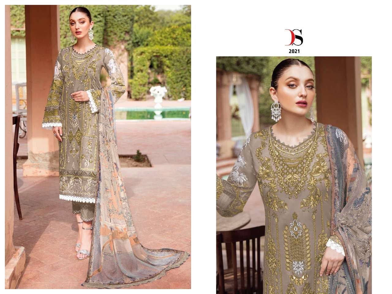 DEEPSY SUITS CHEVERON LAWN VOL 5