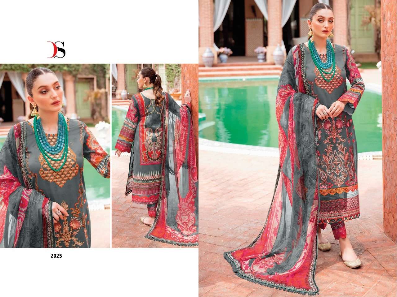 DEEPSY SUITS CHEVERON LAWN VOL 5