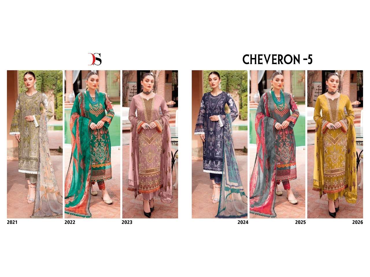 DEEPSY SUITS CHEVERON LAWN VOL 5