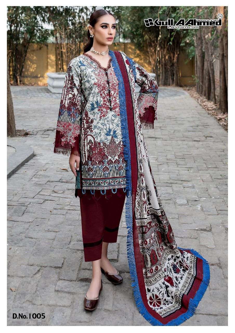 GULL AAHMED MINHAL EXCLUSIVE LAWN COLLECTION VOL 1