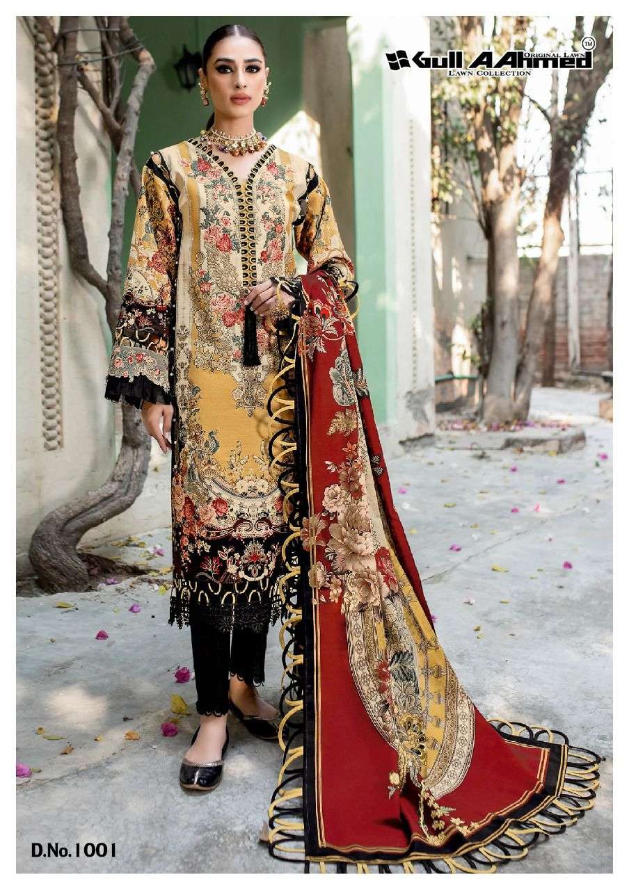 GULL AAHMED MINHAL EXCLUSIVE LAWN COLLECTION VOL 1