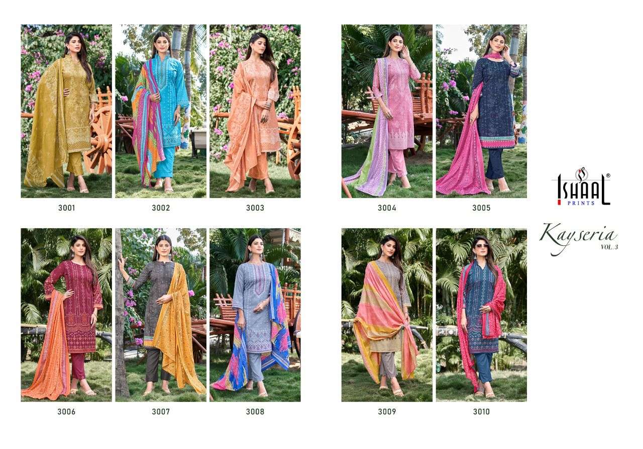 ISHAAL PRINTS KESARIYA VOL 3 