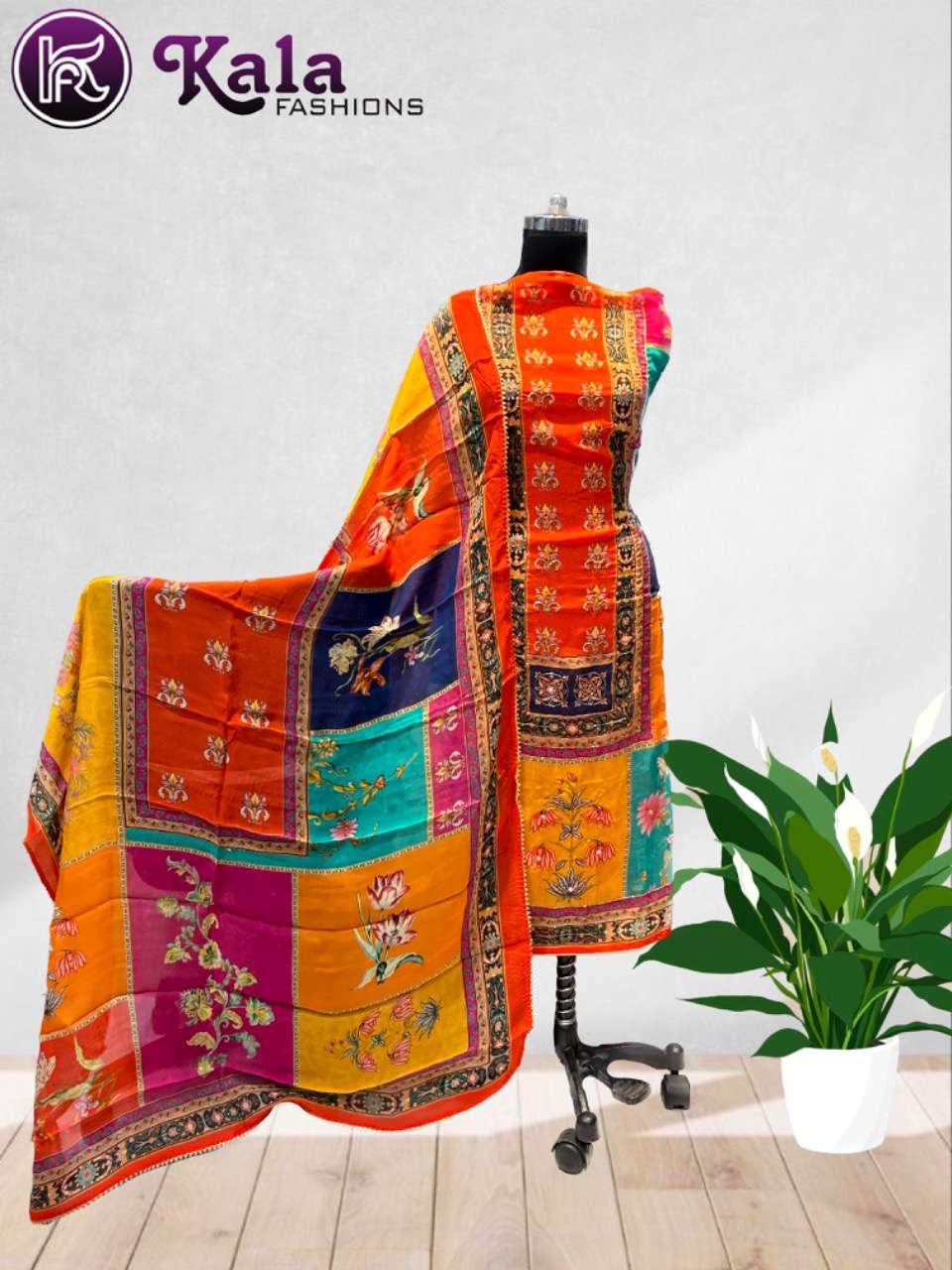 KALA FASHION UNSTITCHED SUITS