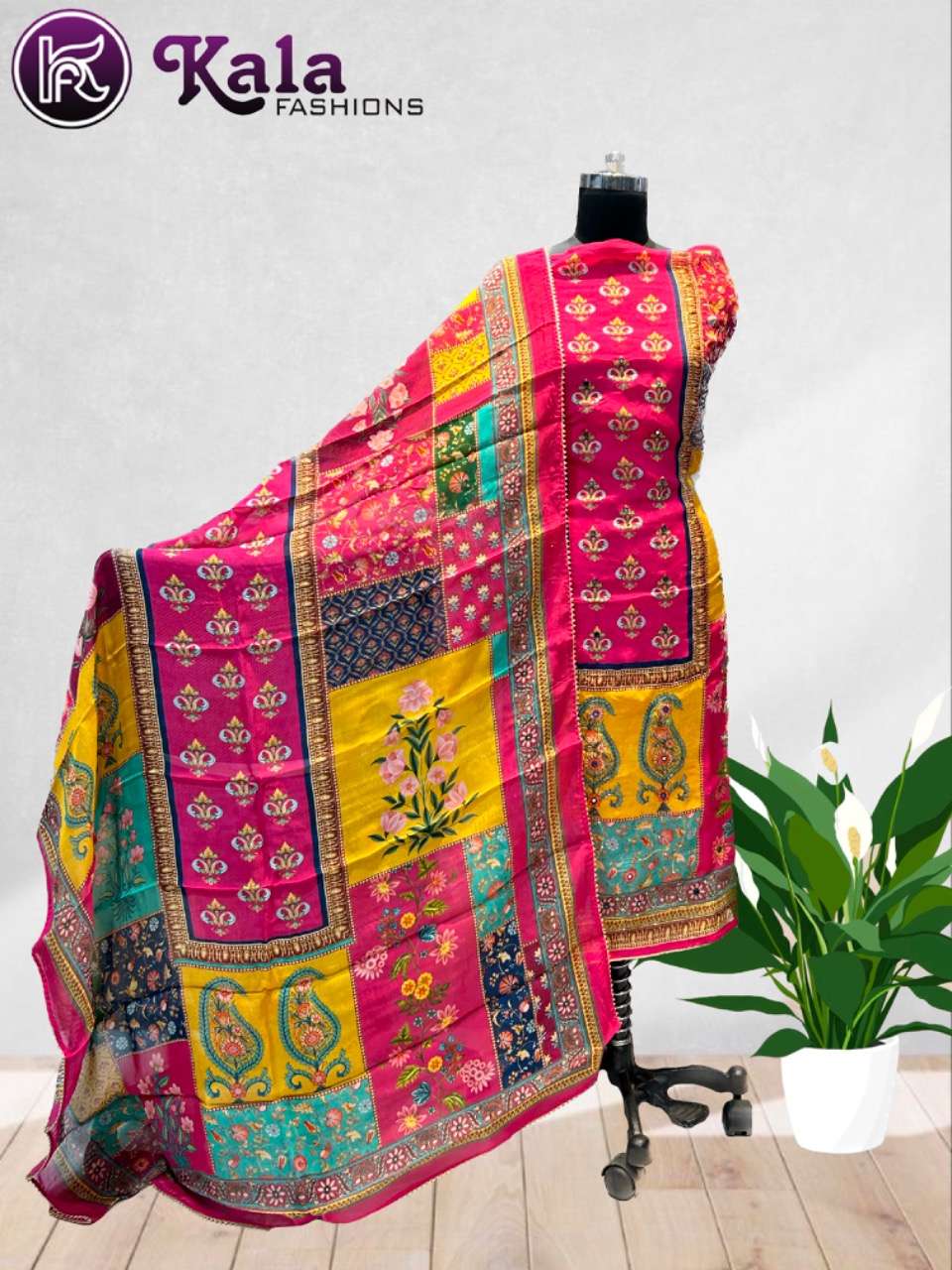 KALA FASHION UNSTITCHED SUITS