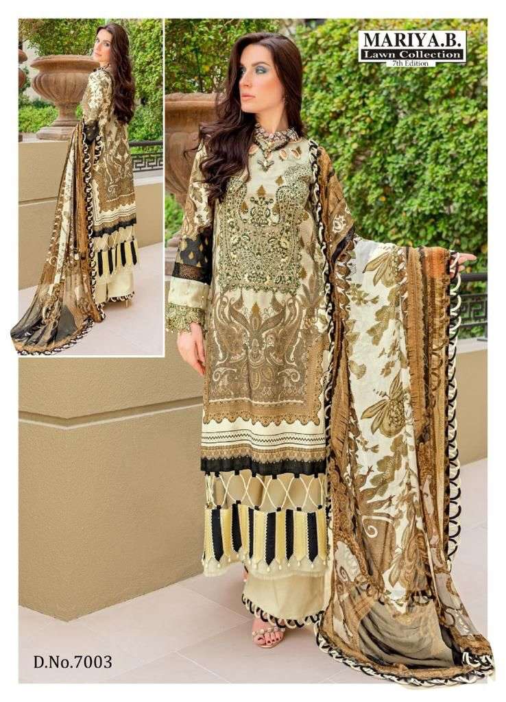 TAWAKKAL FABRICS MARIYA B LAWN COLLECTION VOL 7 