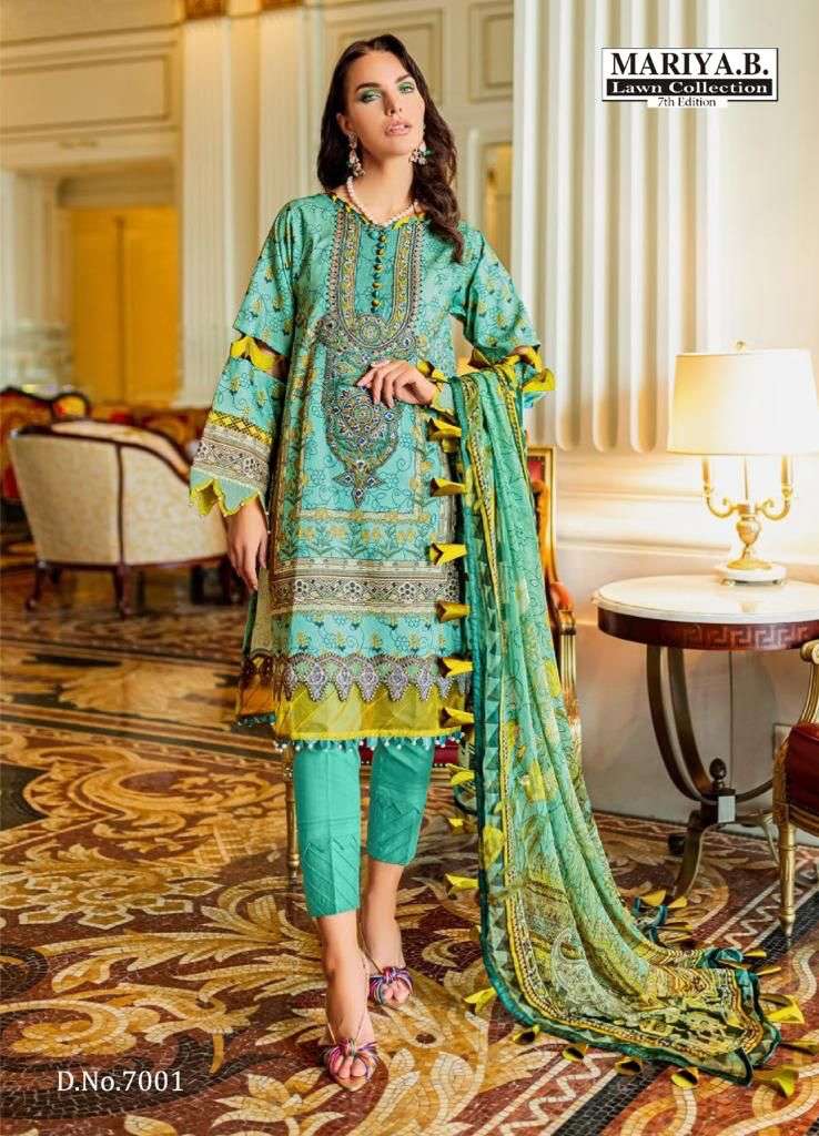 TAWAKKAL FABRICS MARIYA B LAWN COLLECTION VOL 7 