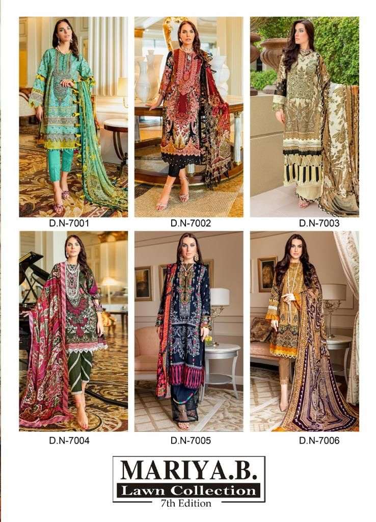 TAWAKKAL FABRICS MARIYA B LAWN COLLECTION VOL 7 