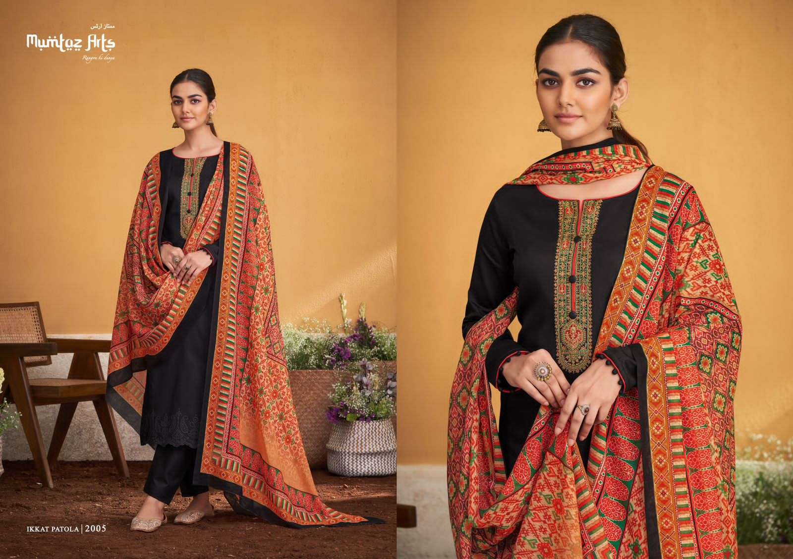 MUMTAZ ARTS IKKAT PATOLA