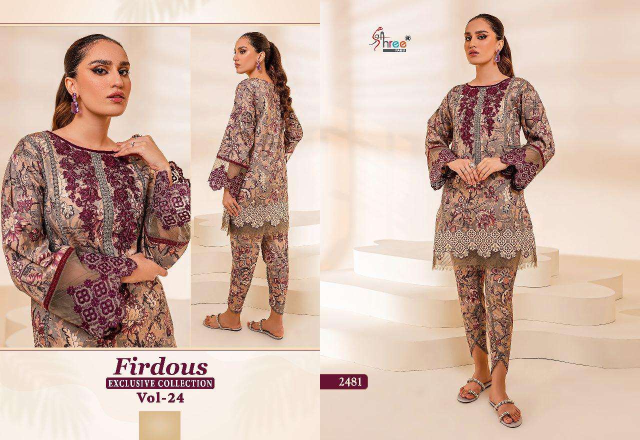 SHREE FABS FIRDOUS EXCLUSIVE COLLECTION VOL 24
