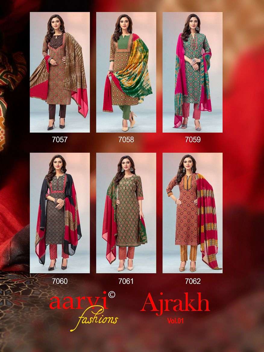 AARVI FASHION AJRAKH VOL 1 