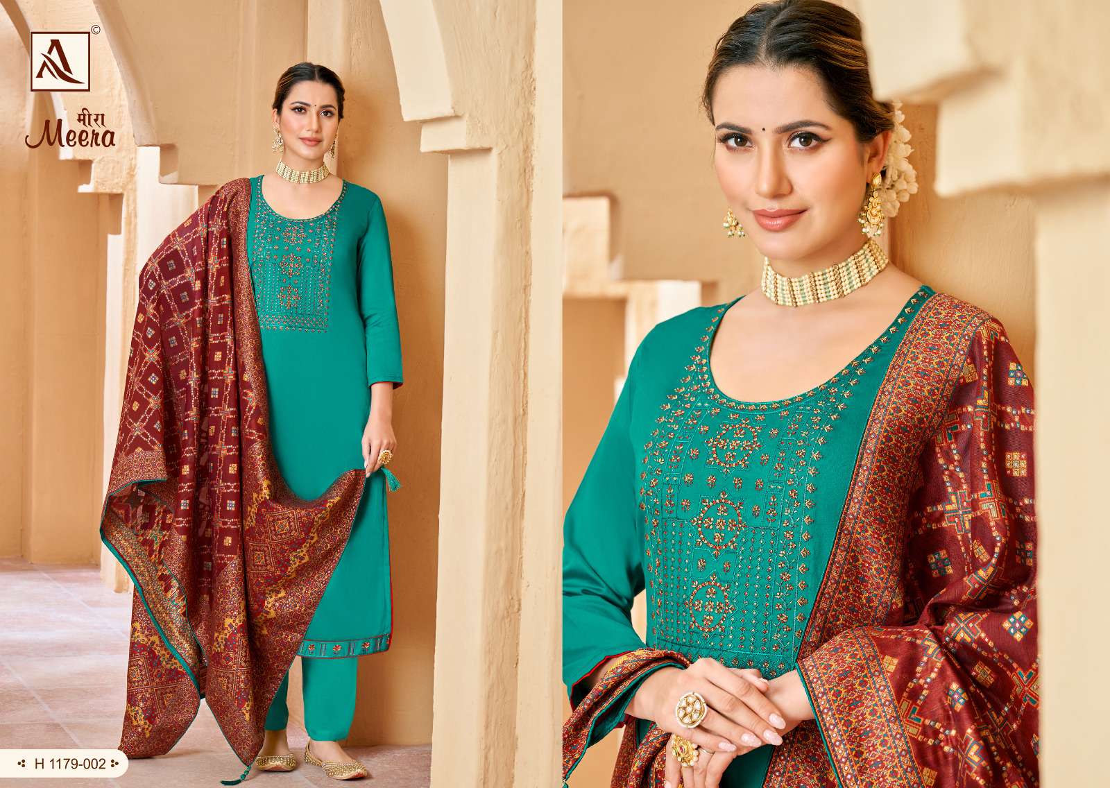 ALOK SUITS MEERA EDITION VOL 8