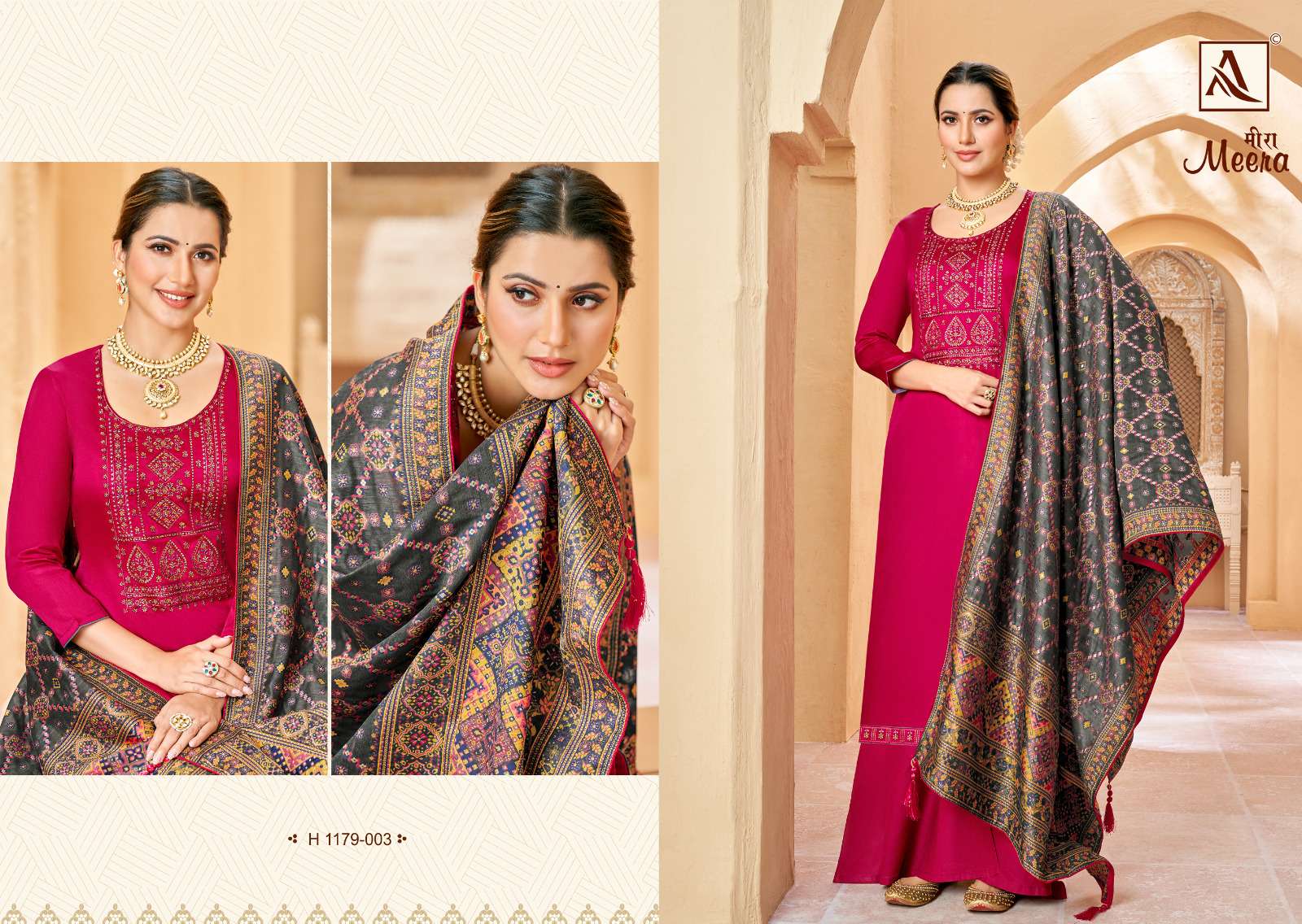 ALOK SUITS MEERA EDITION VOL 8