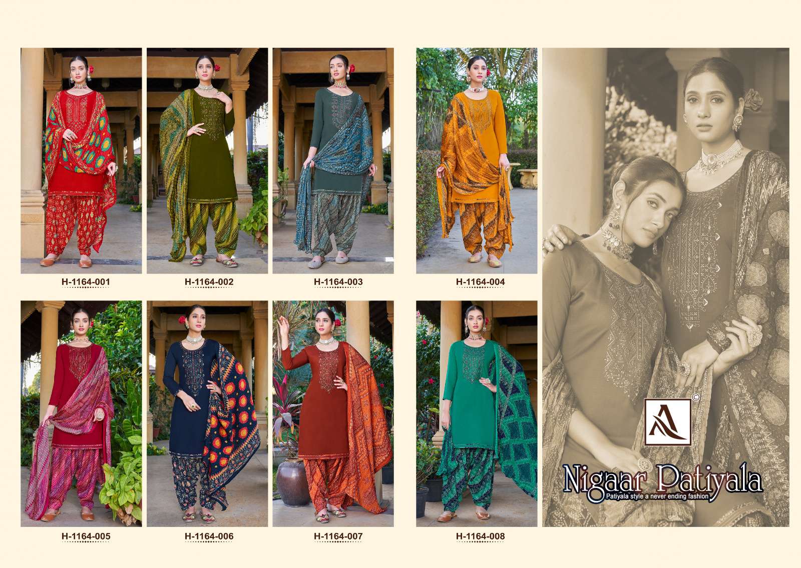 ALOK SUITS NIGAAR PATIYALA