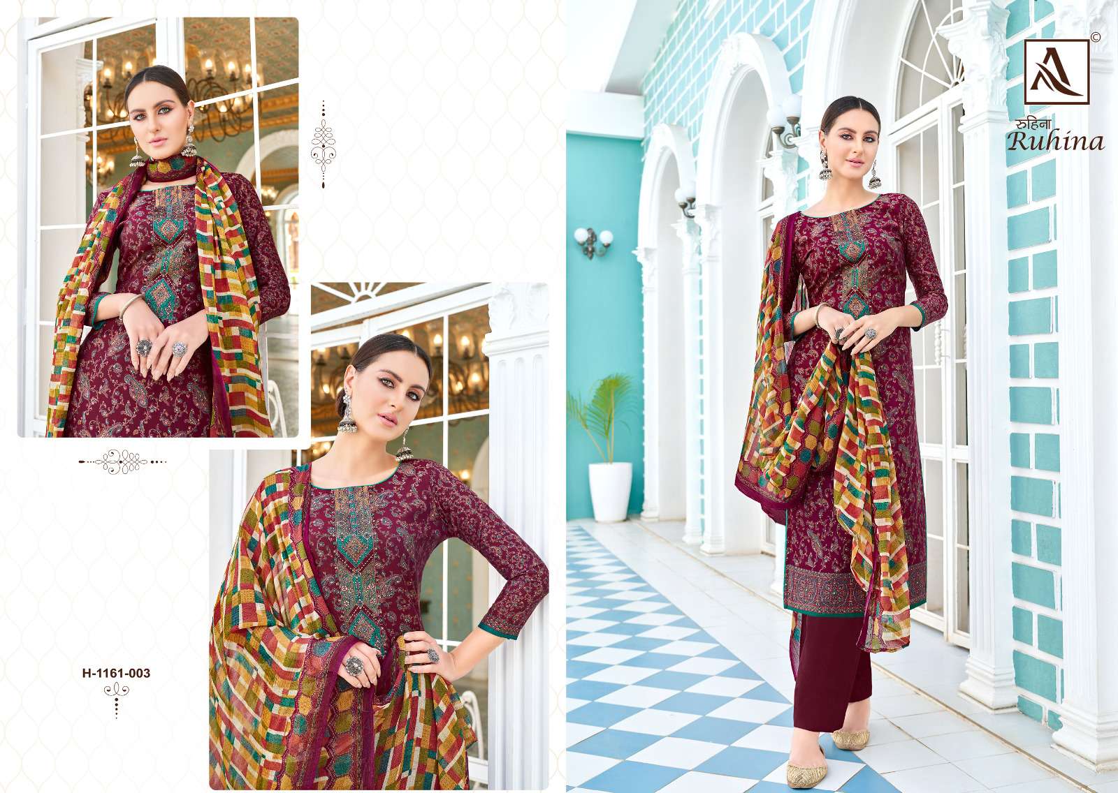 ALOK SUITS RUHINA VOL 4 