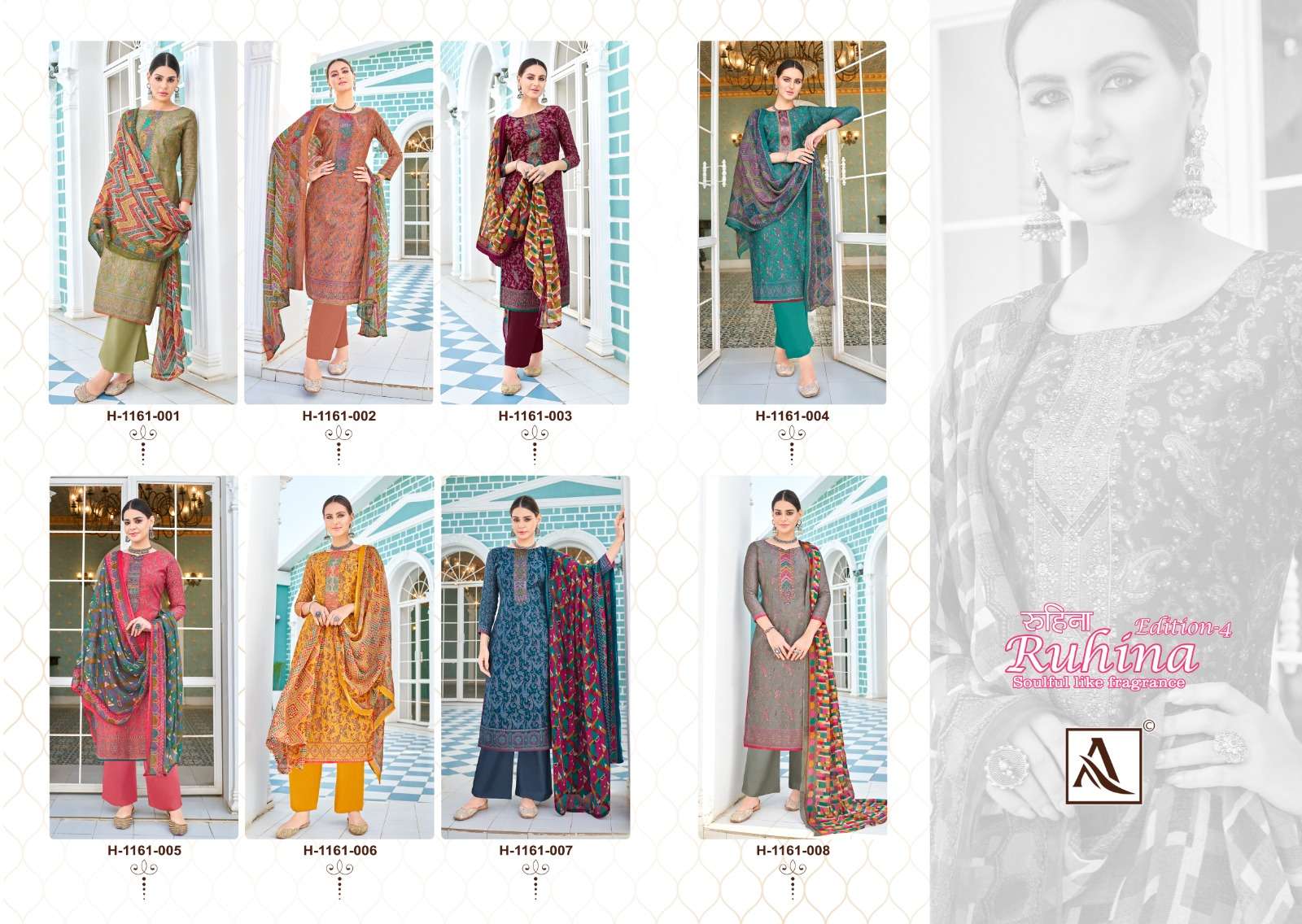 ALOK SUITS RUHINA VOL 4 