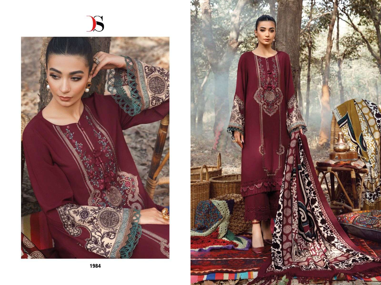  DEEPSY SUITS MARIA B EMBROIDERED LAWN NX