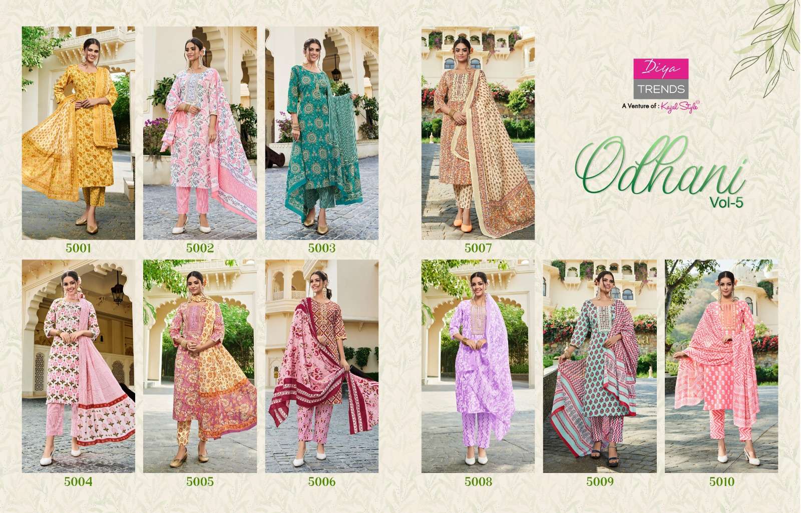 DIYA TRENDS ODHANI VOL 5