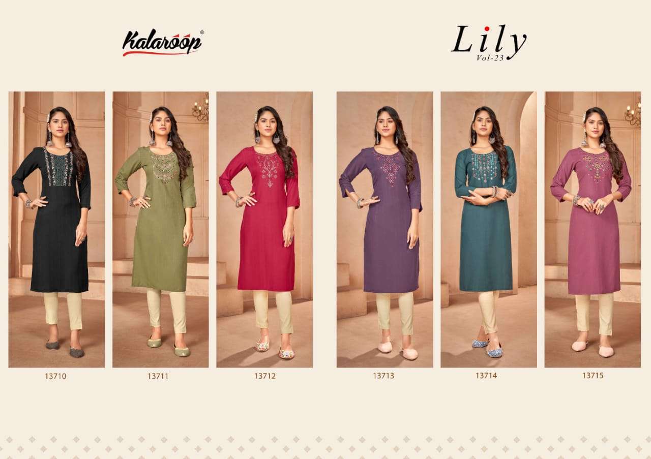KALAROOP KAJREE FASHION LILY VOL 23