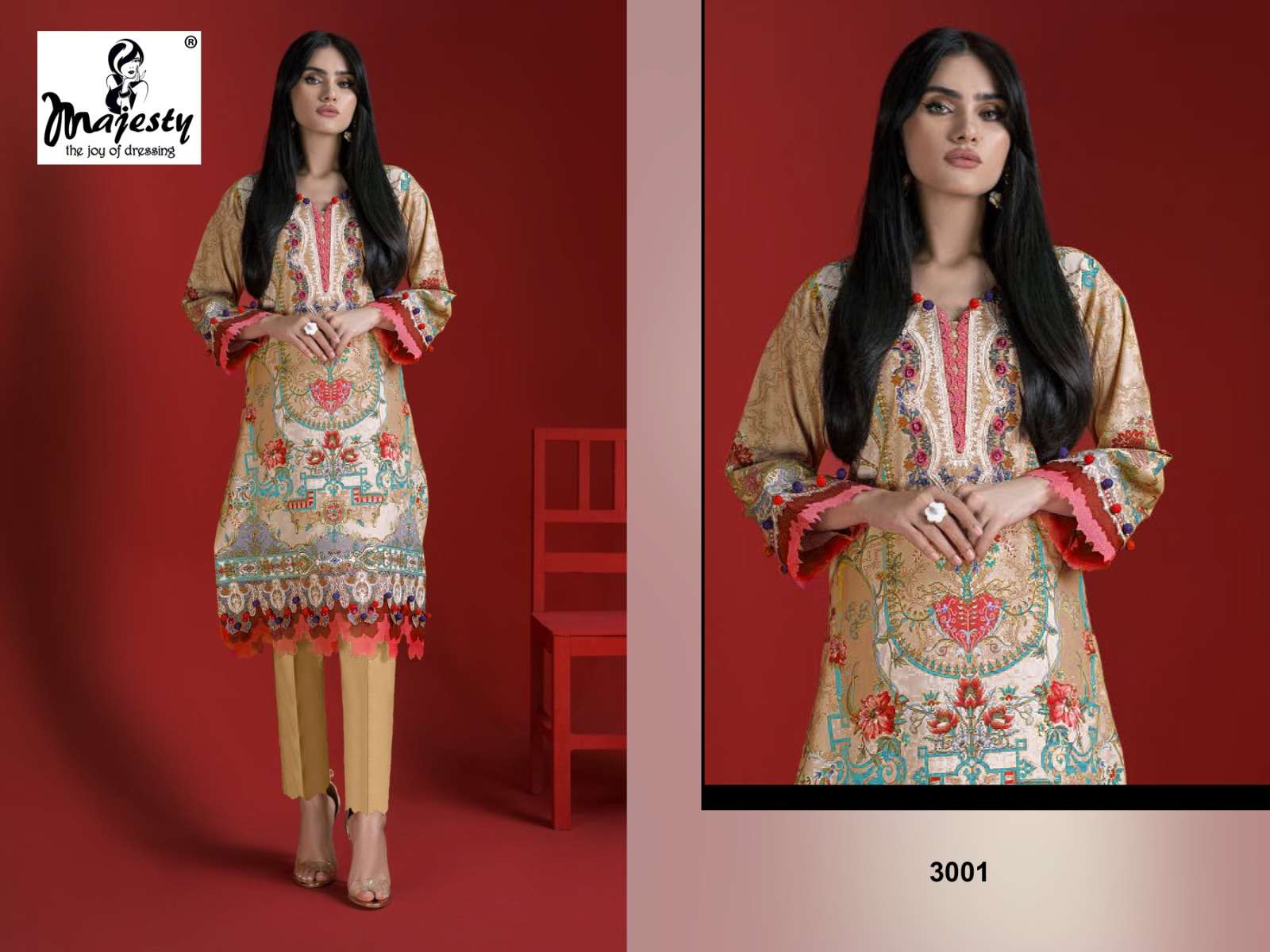 MAJESTY CHEVERON LAWN VOL 3 