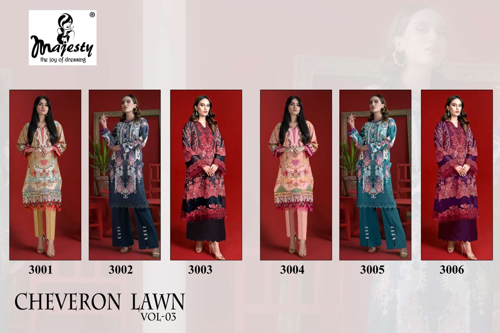 MAJESTY CHEVERON LAWN VOL 3 