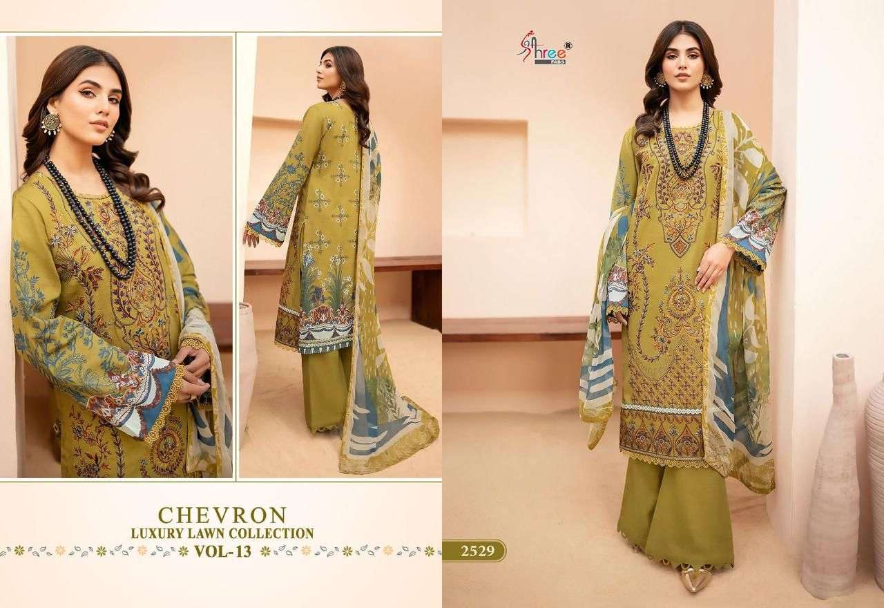 SHREE FAB CHEVRON LUXURY LAWN COLLECTION VOL 13 