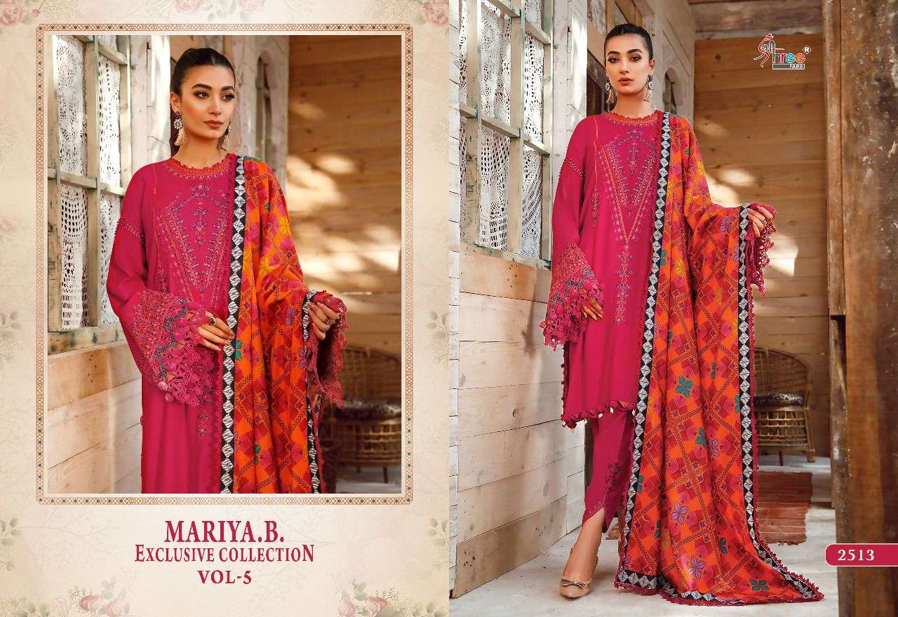 SHREE FAB MARIA B EXCLUSIVE COLLECTION VOL 5