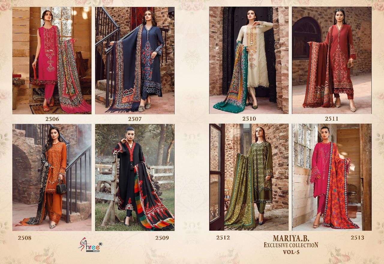 SHREE FAB MARIA B EXCLUSIVE COLLECTION VOL 5