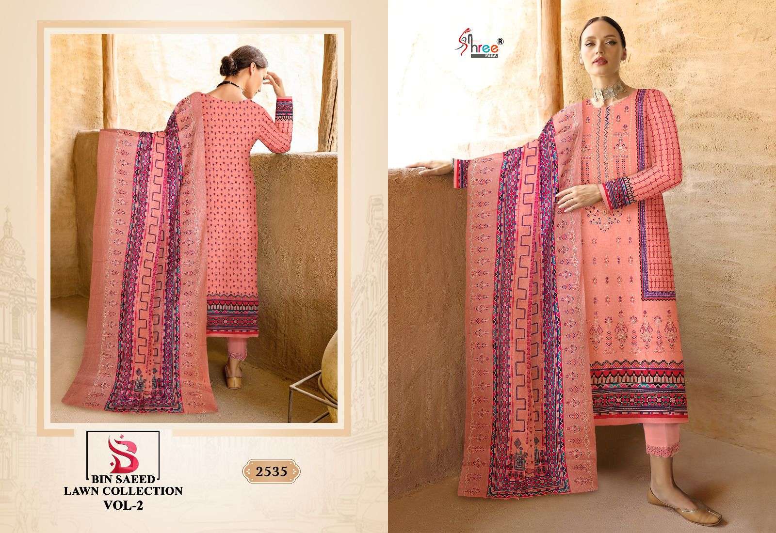 SHREE FABS BIN SAEED LAWN COLLECTION VOL 2