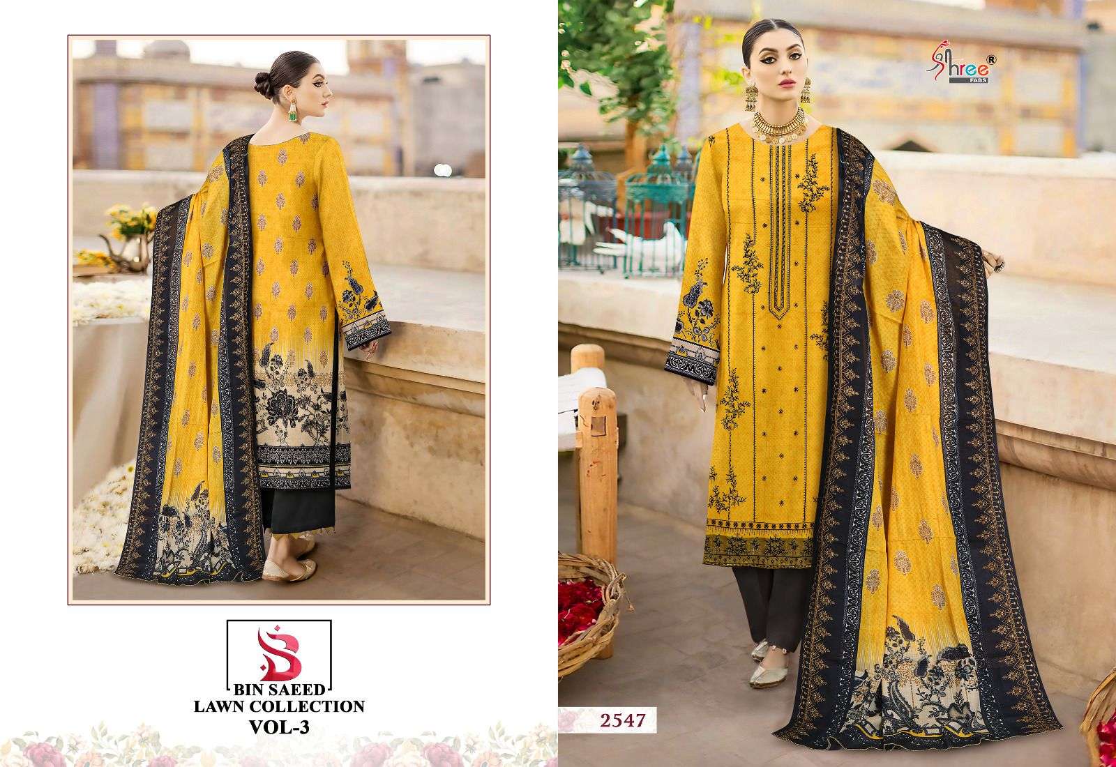 SHREE FABS BIN SAEED LAWN COLLECTION VOL 3 