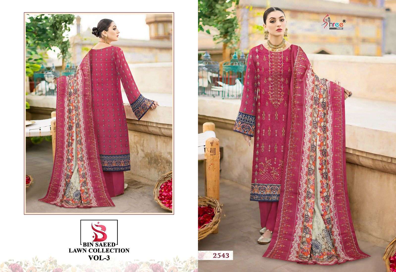 SHREE FABS BIN SAEED LAWN COLLECTION VOL 3 