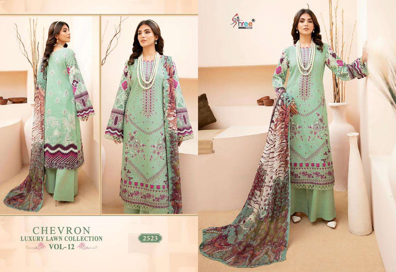 SHREE FABS CHEVRON LUXURY LAWN COLLECTION VOL 12