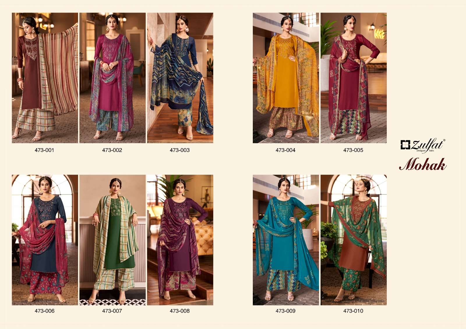 ZULFAT DESIGNER SUITS MOHAK