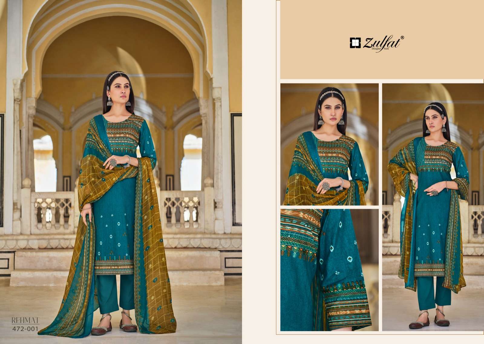 ZULFAT DESIGNER SUITS REHMAT