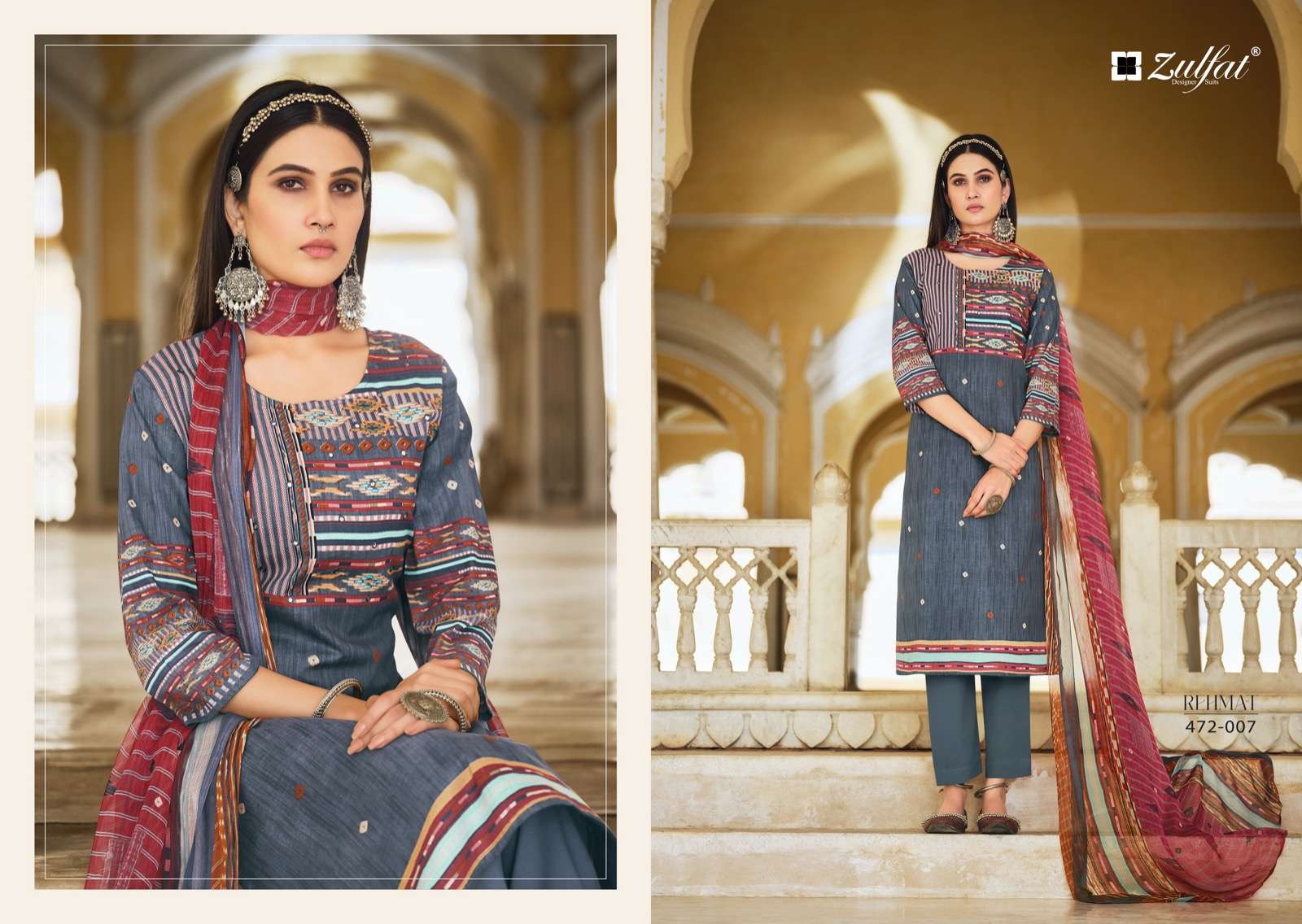 ZULFAT DESIGNER SUITS REHMAT