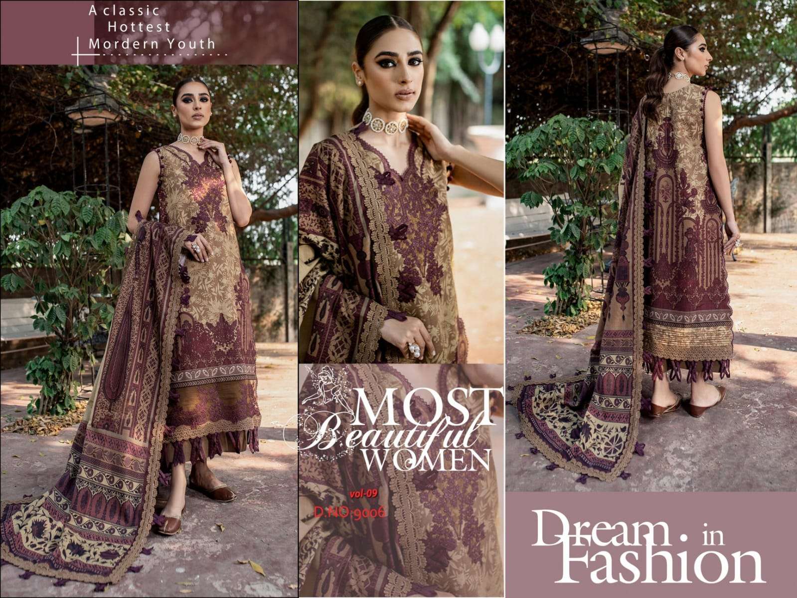 AGHA NOOR LUXURY LAWN COLLECTION VOL 9 