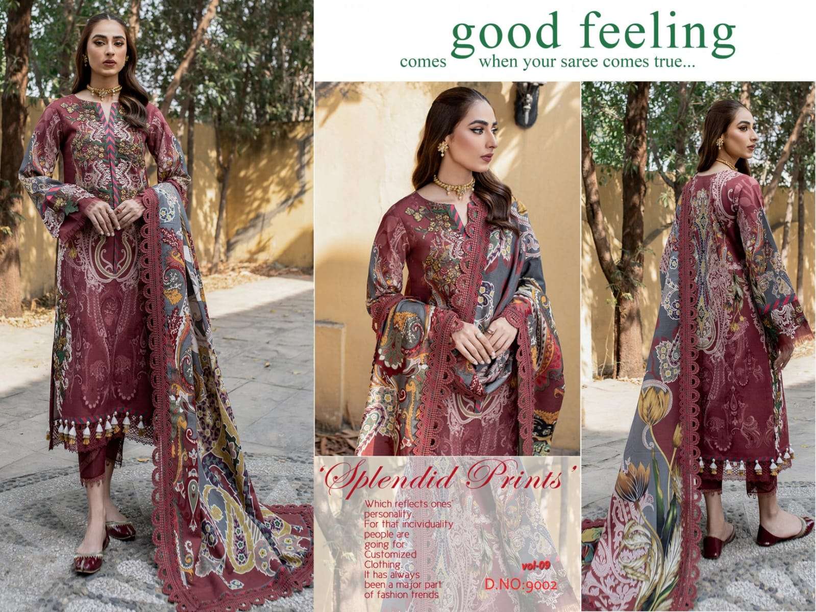 AGHA NOOR LUXURY LAWN COLLECTION VOL 9 