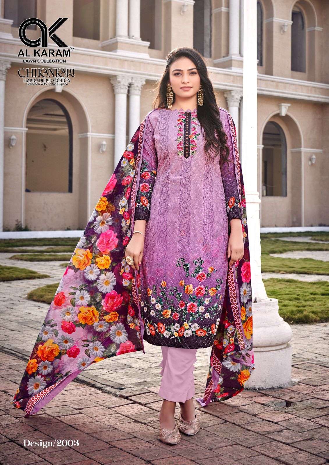 AL KARAM CHIKANKARI EMBROIDERED COTTON COLLECTION VOL 2