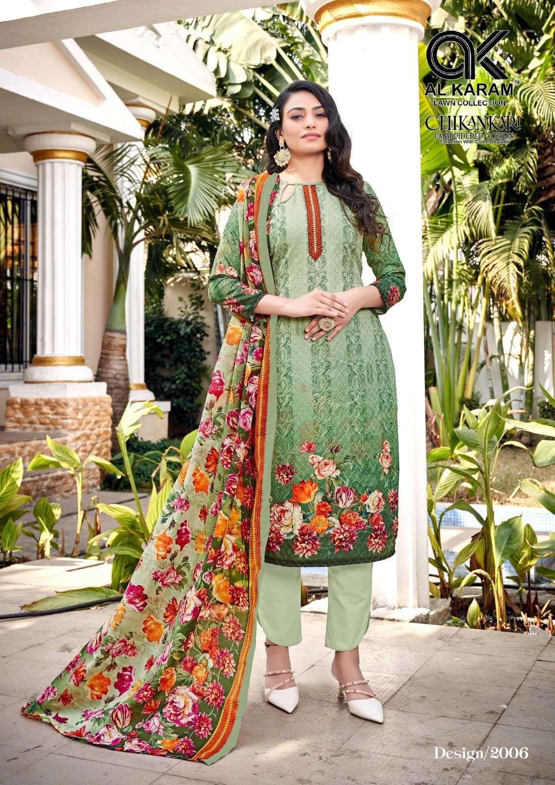 AL KARAM CHIKANKARI EMBROIDERED COTTON COLLECTION VOL 2