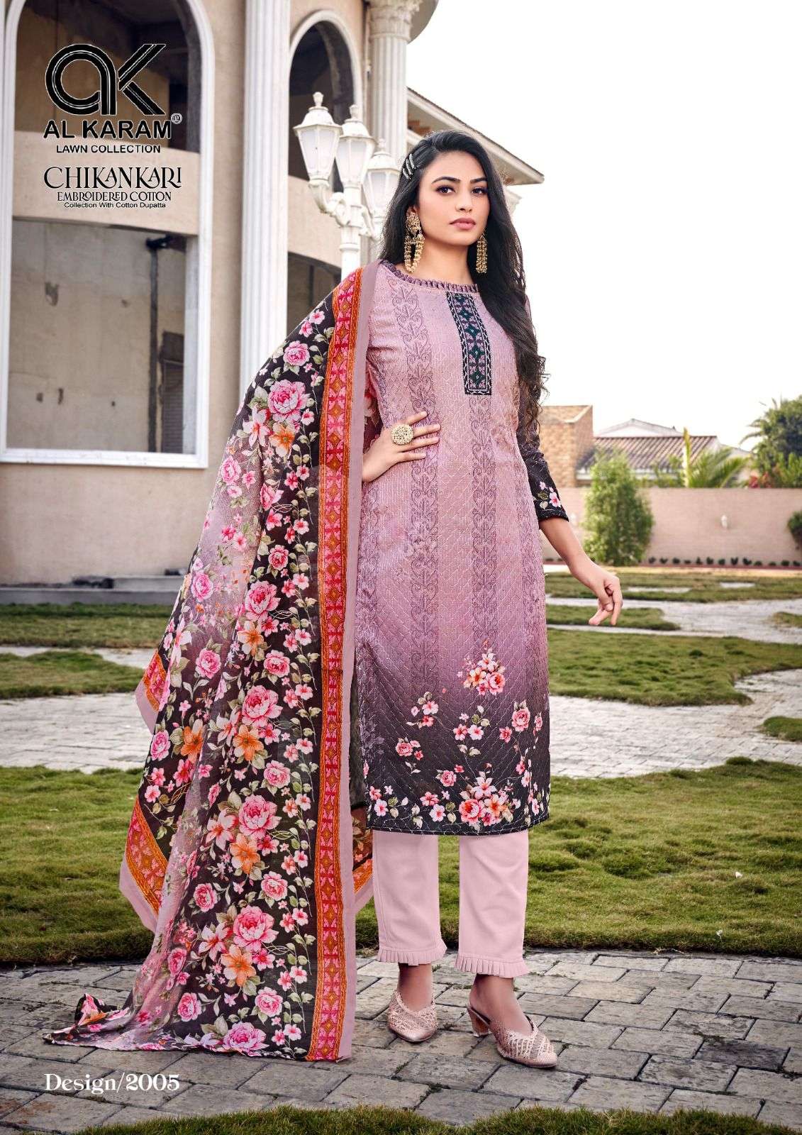 AL KARAM CHIKANKARI EMBROIDERED COTTON COLLECTION VOL 2