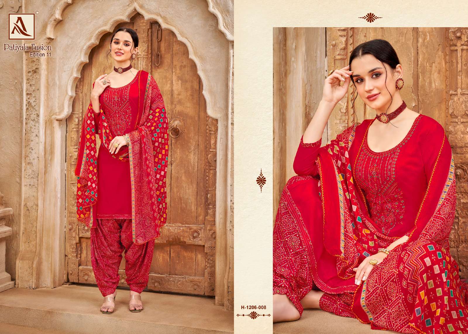 ALOK SUITS PATIYALA FUSION VOL 10 SERIES 2
